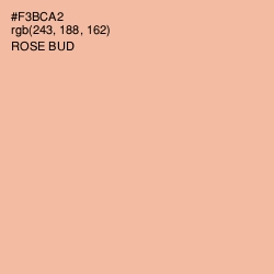 #F3BCA2 - Rose Bud Color Image